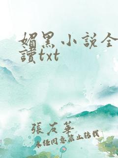 媚黑小说全文阅读txt