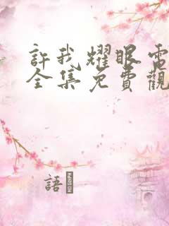 许我耀眼电视剧全集免费观看高清版