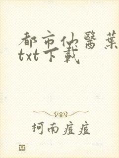 都市仙医叶不凡txt下载