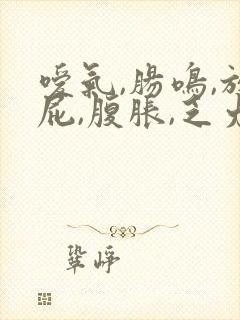 嗳气,肠鸣,放屁,腹胀,乏力