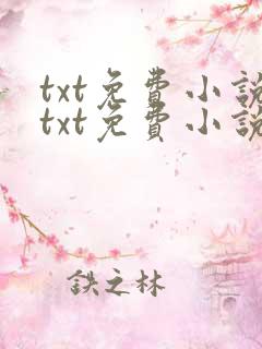 txt免费小说txt免费小说阅读器