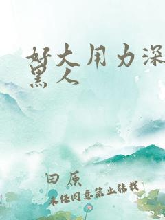 好大用力深一点黑人