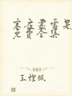 寒夜尽处是卿心免费全集