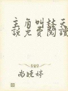 主角叫林天的小说免费阅读