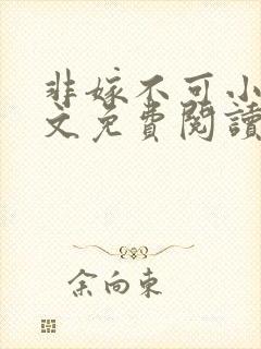 非嫁不可小说全文免费阅读