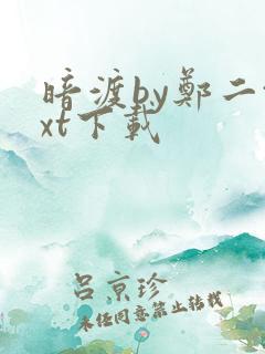 暗渡by郑二txt下载