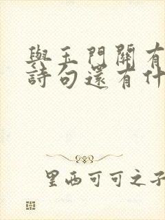 与玉门关有关的诗句还有什么