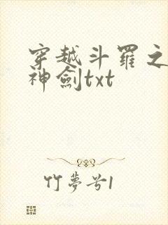 穿越斗罗之灵珠神剑txt