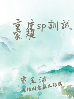 重度sp训诫文家规