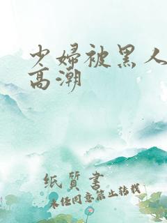 少妇被黑人喷到高潮