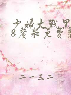 少妇大战黑人28厘米免费观看