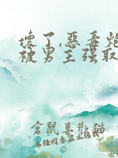 坏了,恶毒炮灰被男主强取豪夺了