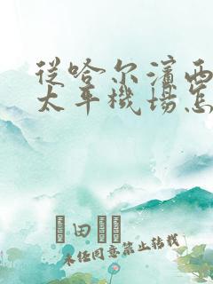 从哈尔滨西站到太平机场怎么走