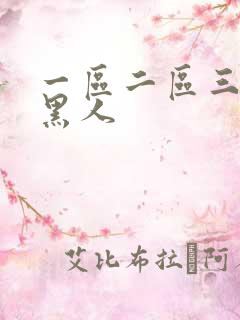 一区二区三区 黑人