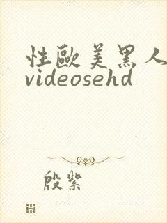 性欧美黑人极品videosehd