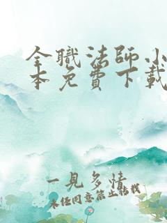 全职法师小说全本免费下载