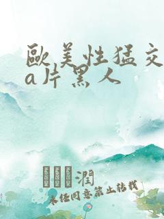 欧美性猛交aaa片黑人