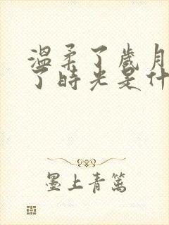 温柔了岁月惊艳了时光是什么意思