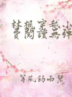 林枫穿越小说免费阅读无弹窗