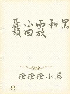 聂小雨和黑人视频回放