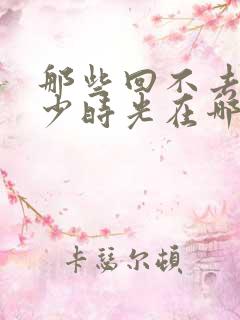 那些回不去的年少时光在哪里播放