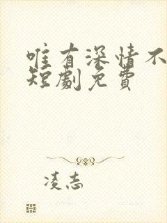 唯有深情不可负短剧免费