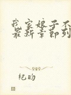 我家娘子不对劲最新章节列表最