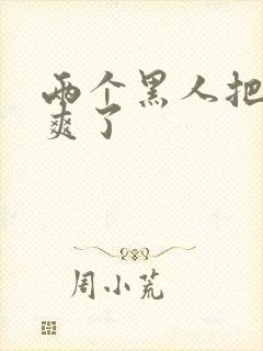 两个黑人把我弄爽了