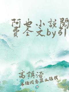 阿也小说阅读免费全文by引路星