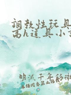 调教性玩具np高h道具小说