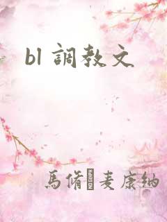 bl 调教文