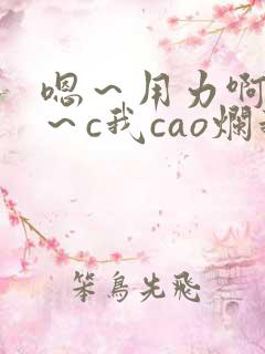 嗯～用力啊～嗯～c我cao烂我