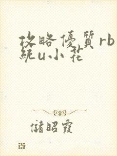 攻略优质rb系统u小花