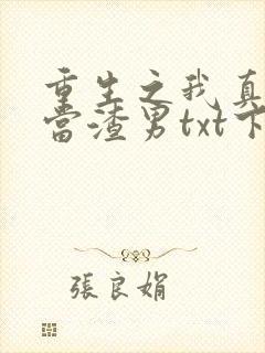 重生之我真没想当渣男txt下载