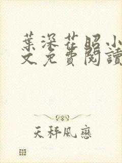 叶深花昭小说全文免费阅读