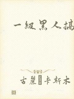 一级黑人搞少妇