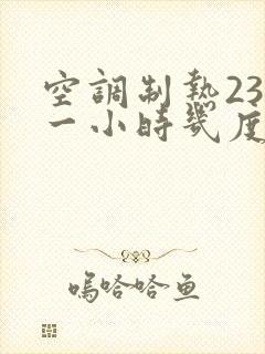 空调制热23度一小时几度电