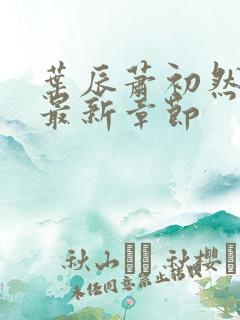 叶辰萧初然更新最新章节