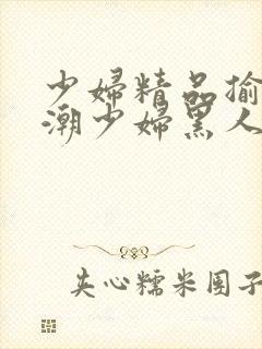 少妇精品揄拍高潮少妇黑人