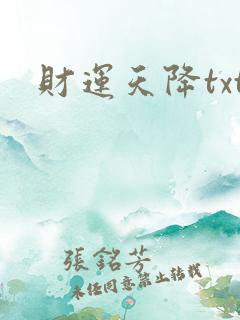 财运天降txt