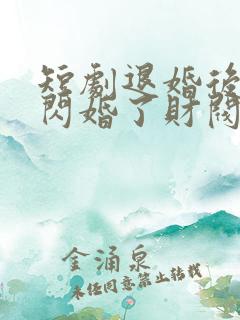 短剧退婚后,我闪婚了财阀大佬