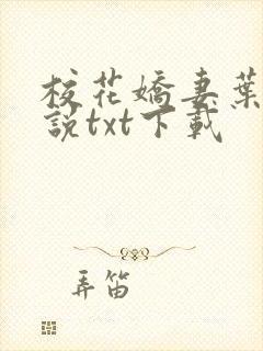 校花娇妻叶子小说txt下载