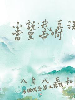 小说:我真没想当皇帝啊