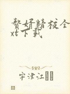 赘婿精校全本txt下载