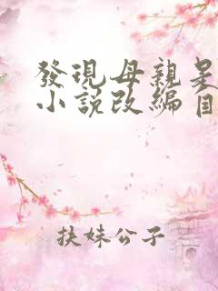 发现母亲是小姐小说改编自哪部小说