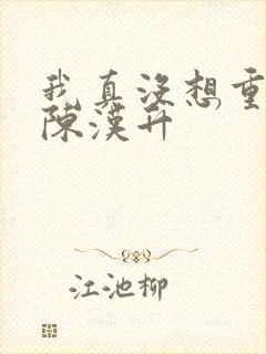 我真没想重生啊陈汉升