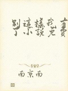 别这样我有对象了小说免费阅读