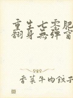 重生七零肥妻要翻身无弹窗