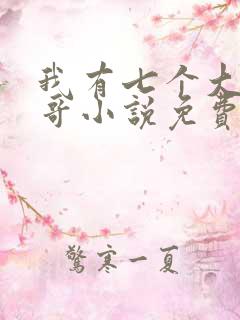 我有七个大佬哥哥小说免费阅读无弹窗