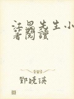 江思先生小说原著阅读